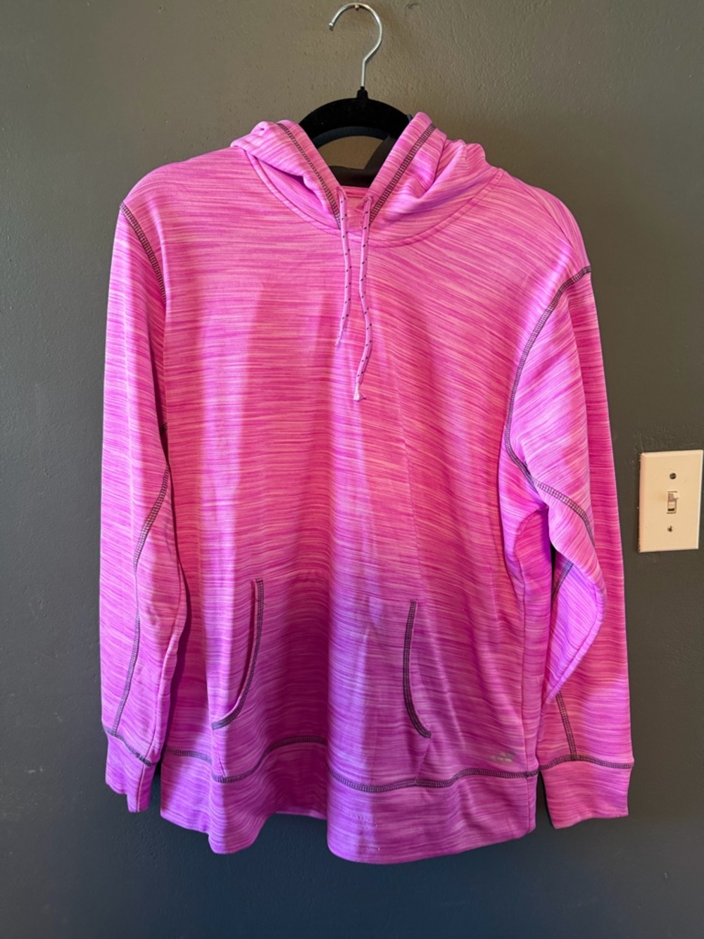 bcg Pink Hooded Pullover Sweatshirt